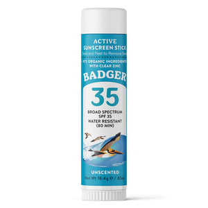 Badger Protector Solar Orgánico y Natural Clear Zinc en Stick SPF 35